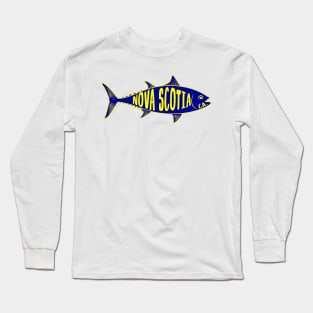 Nova Scotia Canada Tuna Fishing CA NS Long Sleeve T-Shirt